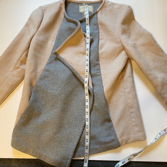Lucky Brand jacket, wool blend waterfall open drape size medium - Picture 4 of 12